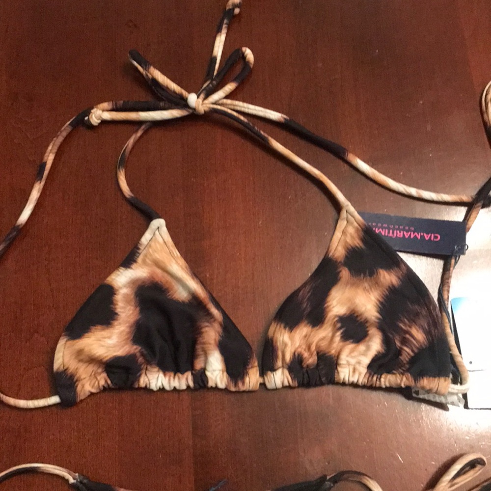 Leopard Print Bikini Set - Picture 2 of 3
